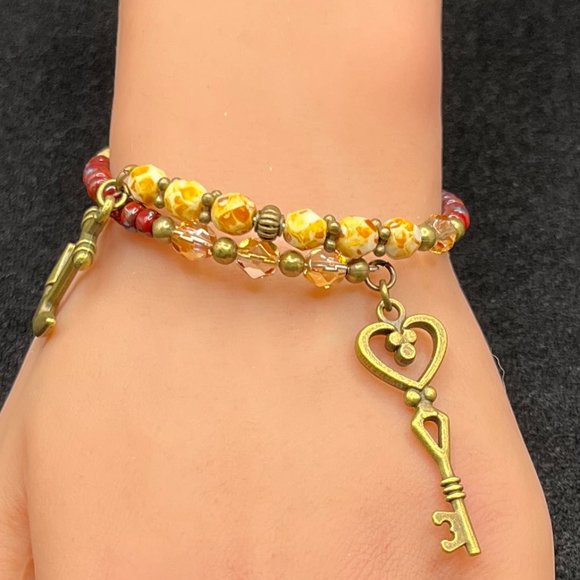 Beaded Charm Bracelet For Women - Picture 1 of 4